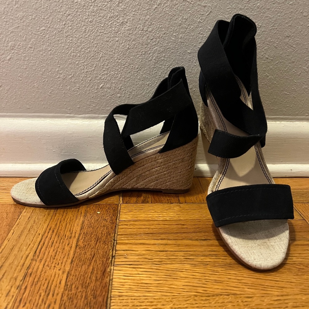 Splendid - Muriel Navy Espadrille Wedges Sandals
